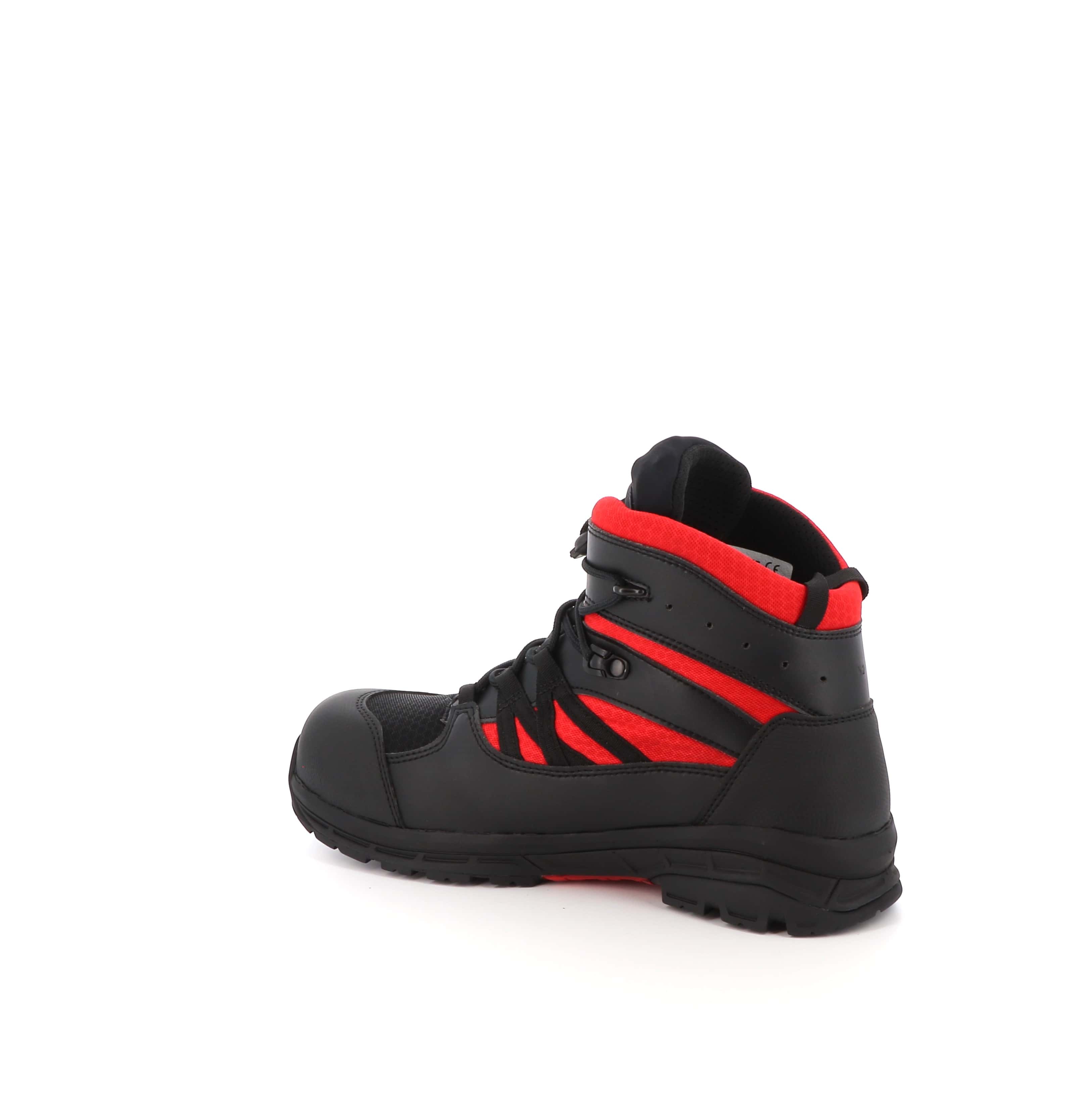 MERCURE V2 R-0012-min Chaussure de sécurité Pompier rouge et noir tissu et cuir : Mercure V2 R BOCHE