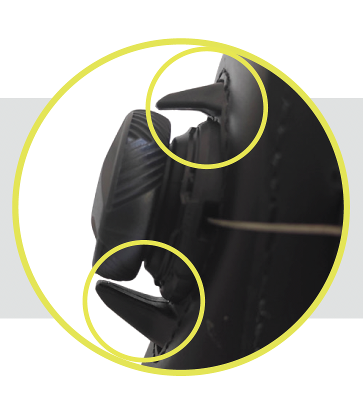 BOA® Fit System Protect Chez BOCHE, les modèles LOXO Protect, LOXO High Protect et ONYX B Protect sont équipés du BOA® Fit System Protect