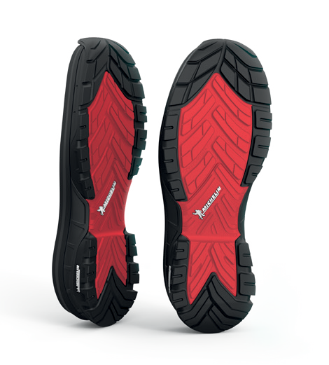 MICHELIN - semelle securite chaussures boche pompiers Inspirées des pneus Cross climate®, retrouvez ces semelles Michelin sur nos modèles EOLE et MERCURE BOCHE