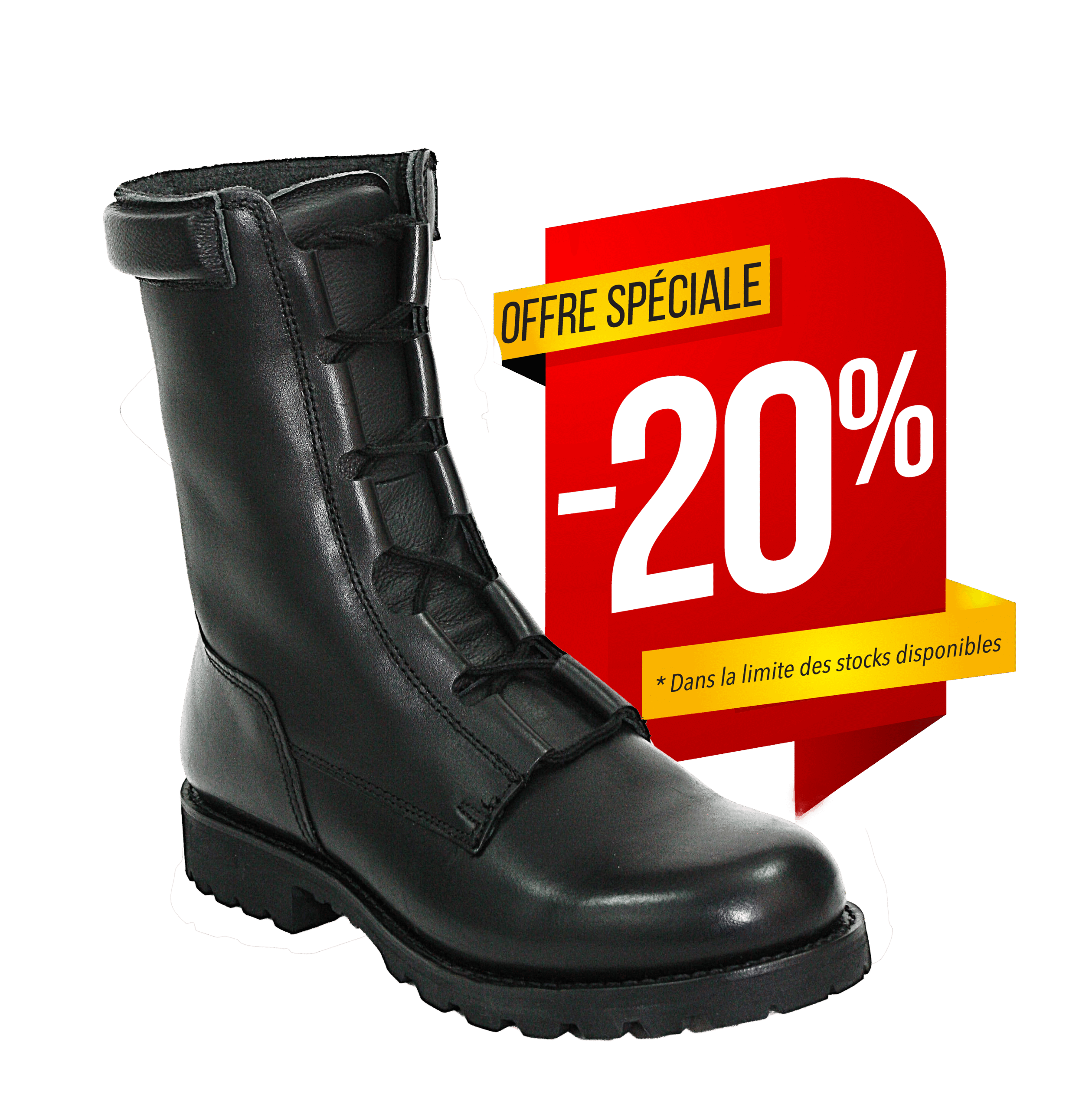 R45 HIP promo-BOCHE Promo exceptionnelle sur la rangers R45HIP Boche, dans la limite des stocks disponibles