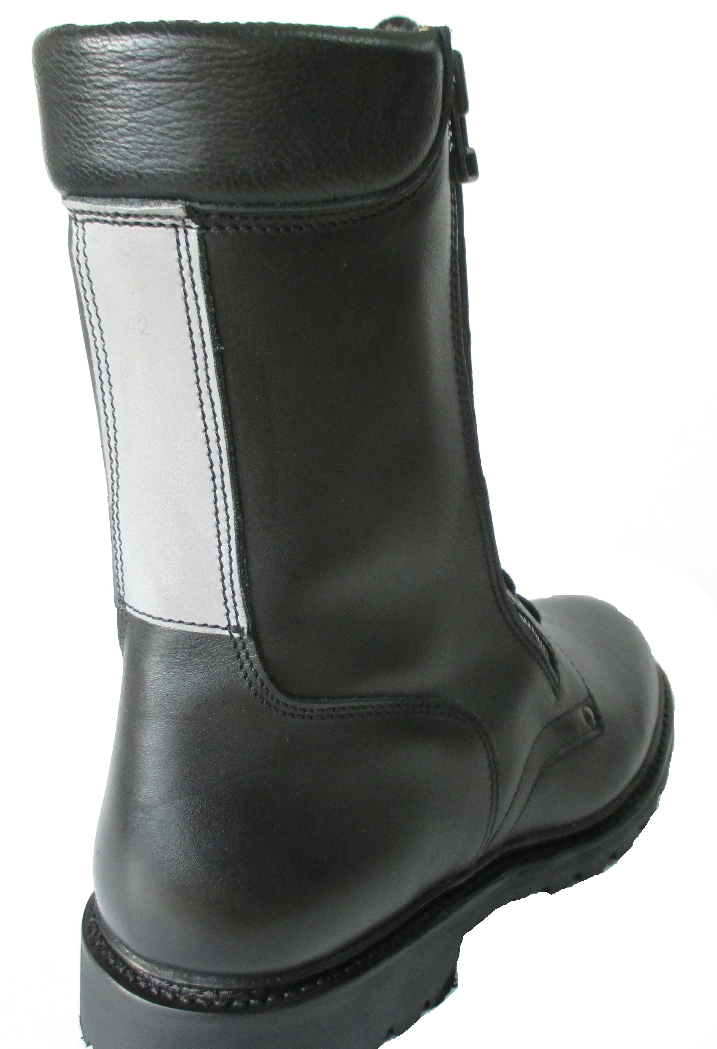 nasa n dos Arrière de la chaussure pompier NASA N Boche avec insert rétroréfléchissant